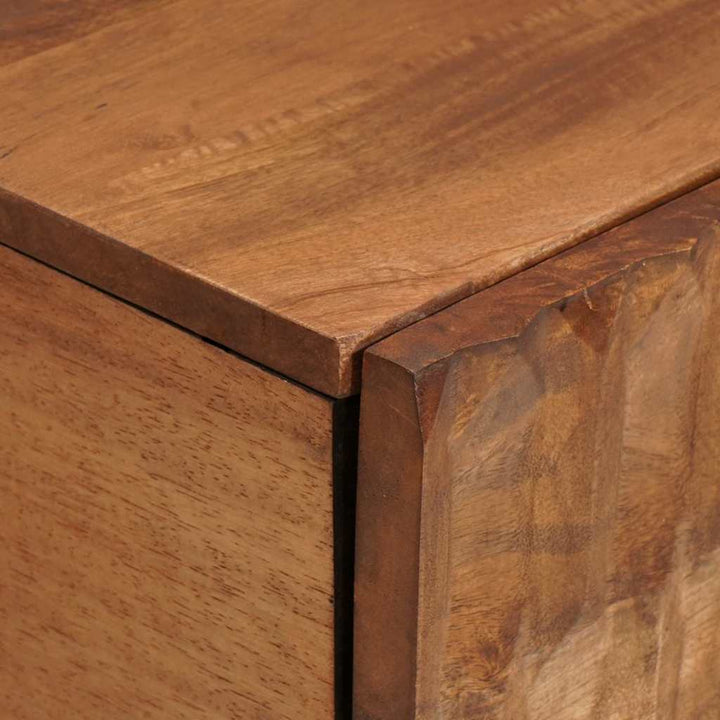 Sofabord Brun 80 x 50 x 40 cm Massivt mangotræ