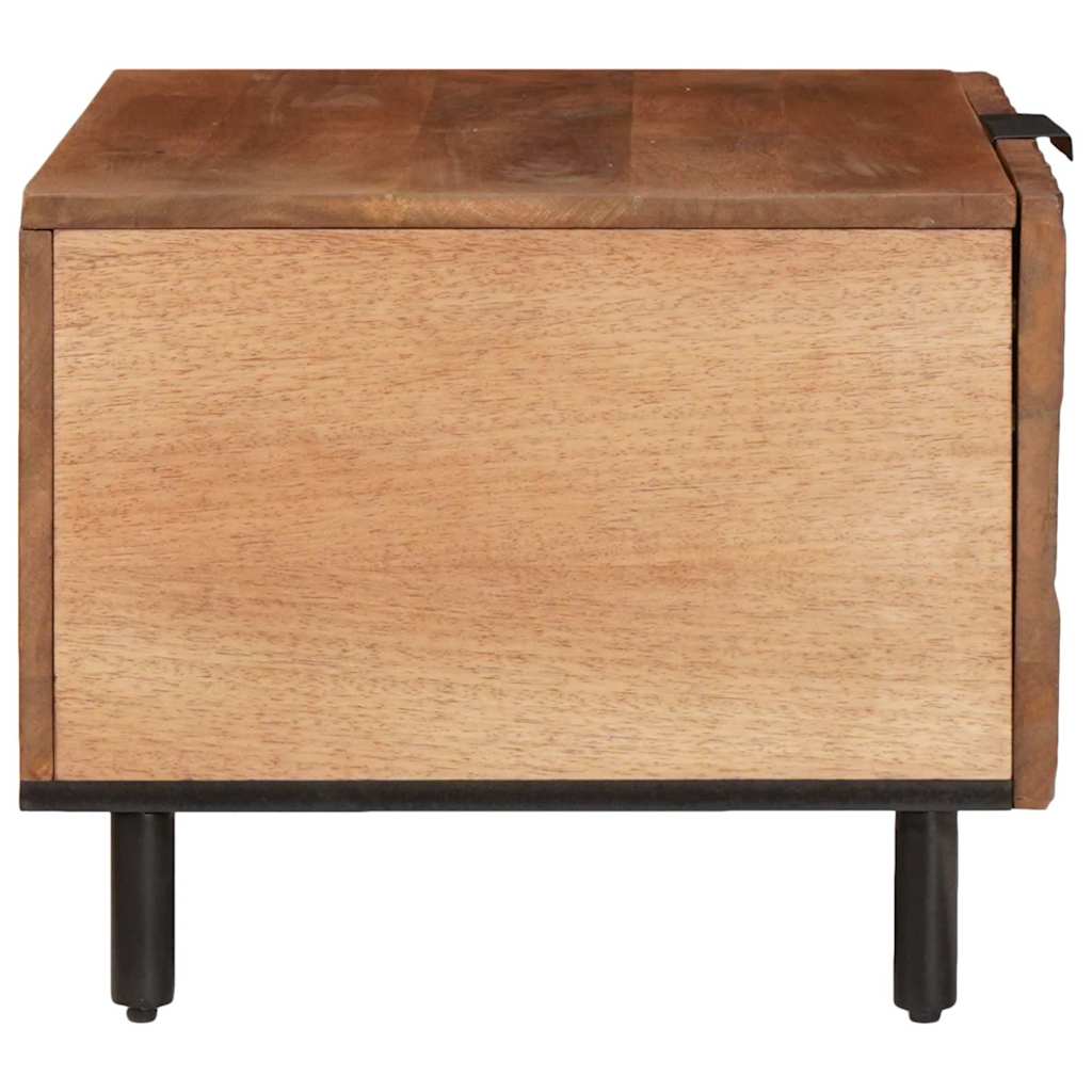 Sofabord Brun 80 x 50 x 40 cm Massivt mangotræ