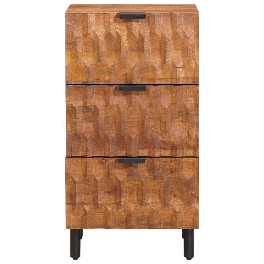 Sideboard Acacia Brun Finish 40 x 33 x 75 cm Massivt mangotræ
