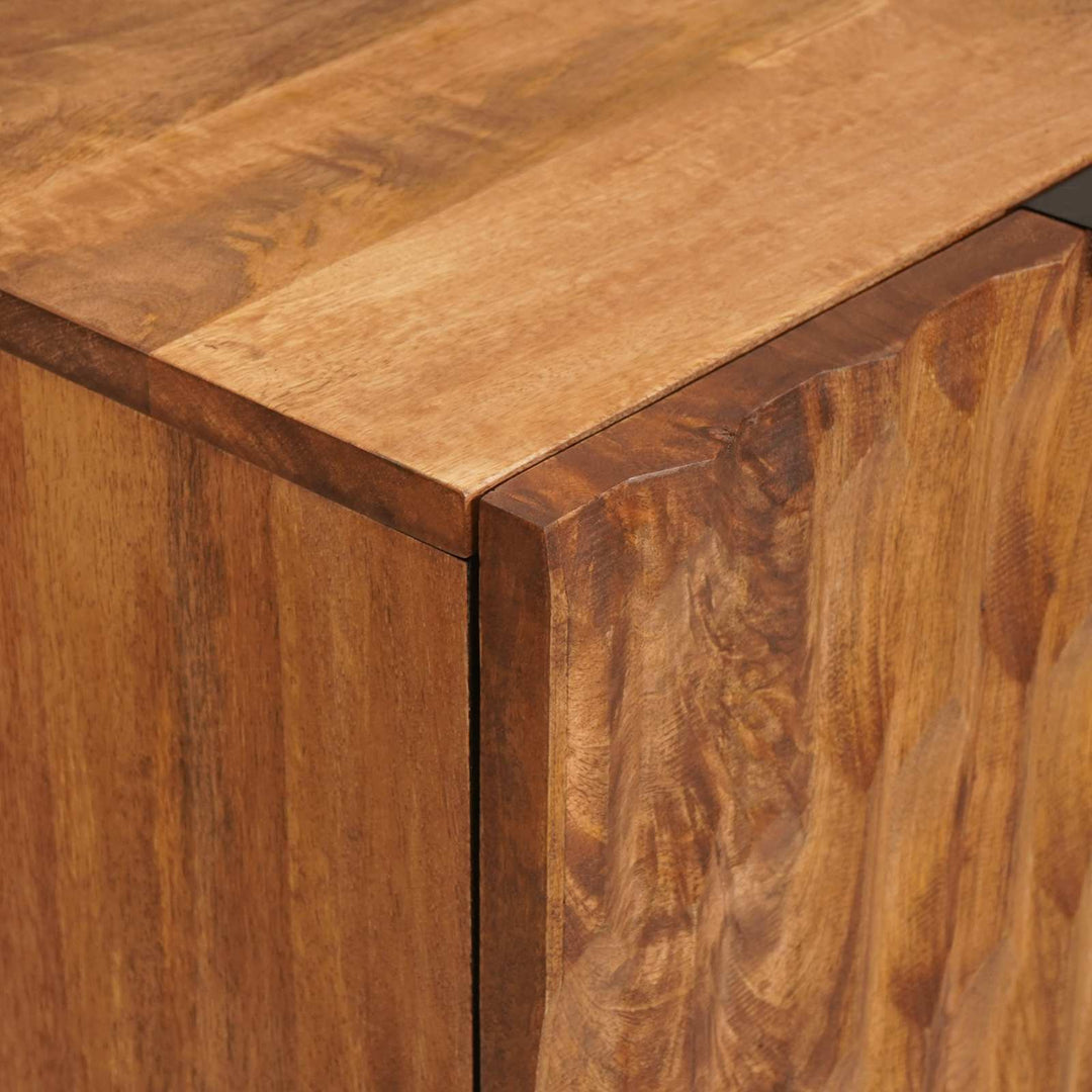 Sideboard Acacia Brun Finish 60 x 33 x 75 cm Massivt mangotræ