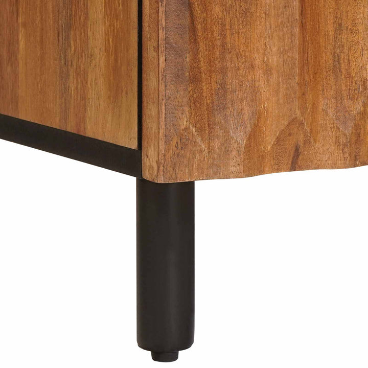Sideboard Acacia Brun Finish 60 x 33 x 75 cm Massivt mangotræ
