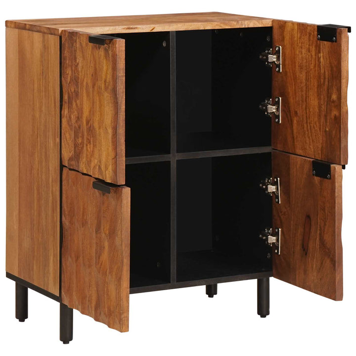 Sideboard Acacia Brun Finish 60 x 33 x 75 cm Massivt mangotræ