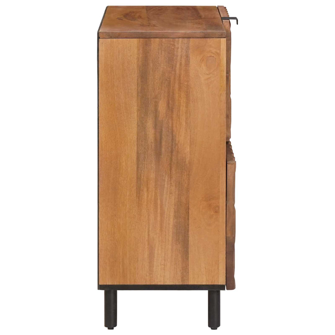 Sideboard Acacia Brun Finish 80 x 33 x 75 cm Massivt mangotræ