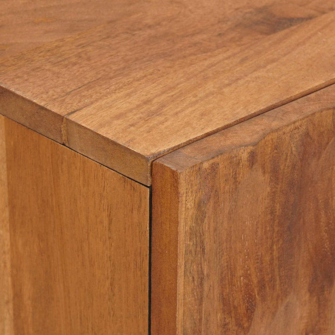 Sideboard Acacia Brun Finish 90 x 33 x 75 cm Massivt mangotræ