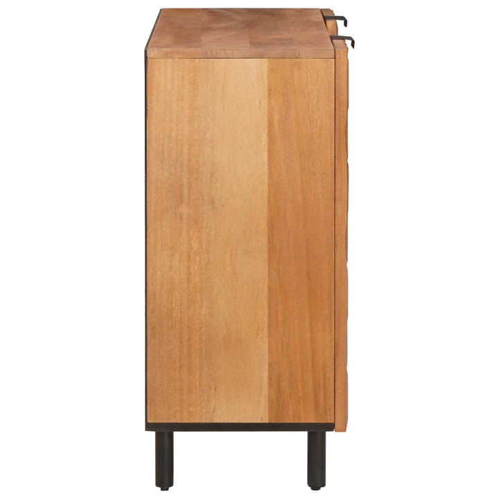 Sideboard Acacia Brun Finish 90 x 33 x 75 cm Massivt mangotræ