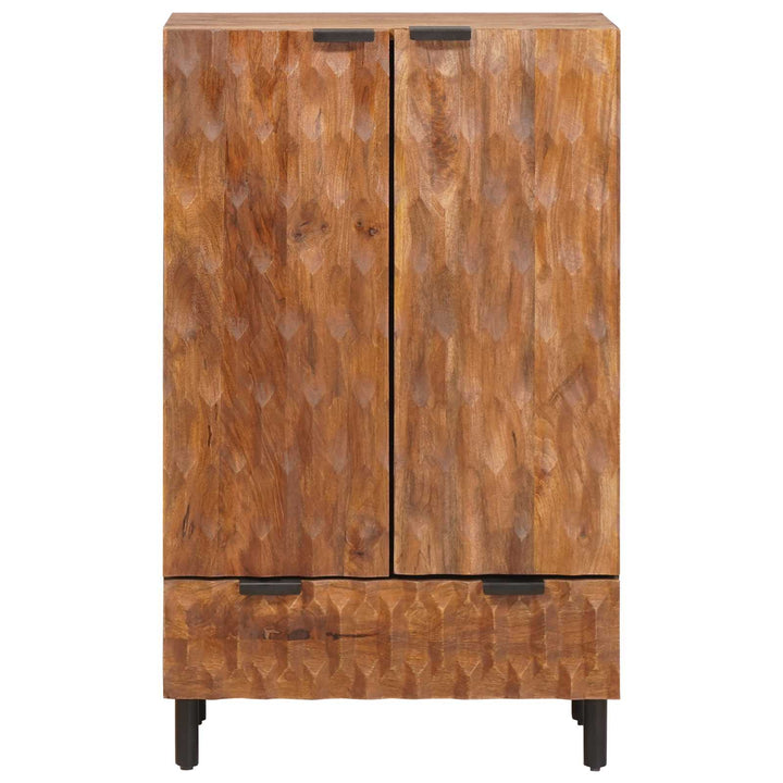 Highboard Acacia Brun Finish 60 x 33 x 100 cm Massivt mangotræ