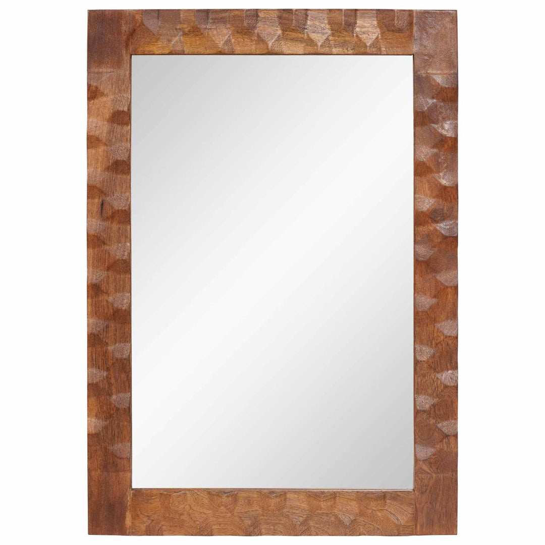 Badeværelsesspejl Acacia Brun Finish 50 x 70 x 2,5 cm