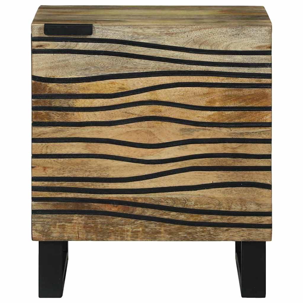 Natskab 2 pcs Naturfarvet 40 x 33 x 46 cm Konstrueret træ