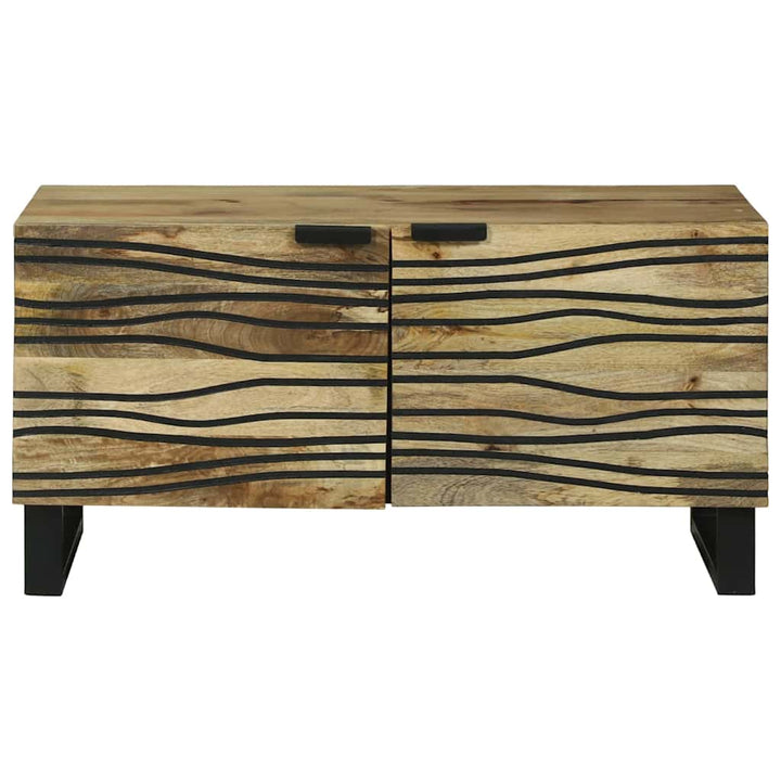 Sofabord Naturfarvet 80 x 50 x 40 cm Konstrueret træ