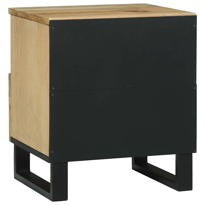 Natskab 2 pcs Naturfarvet 40 x 33 x 46 cm Konstrueret træ