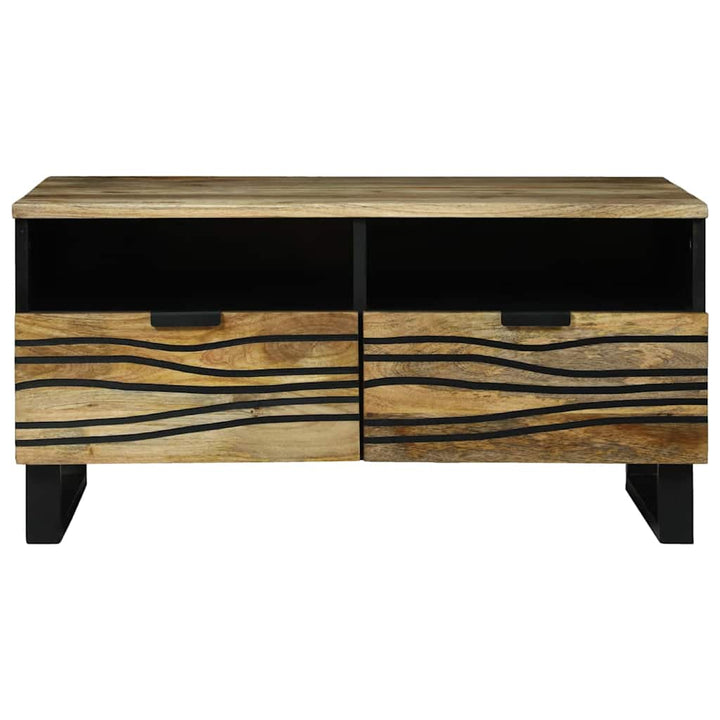 Sofabord Naturfarvet 80 x 54 x 40 cm Konstrueret træ