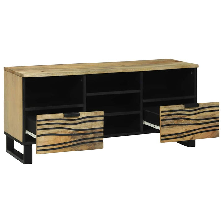 TV Enheder med skuffe Brun 100 x 33 x 46 cm Konstrueret træ
