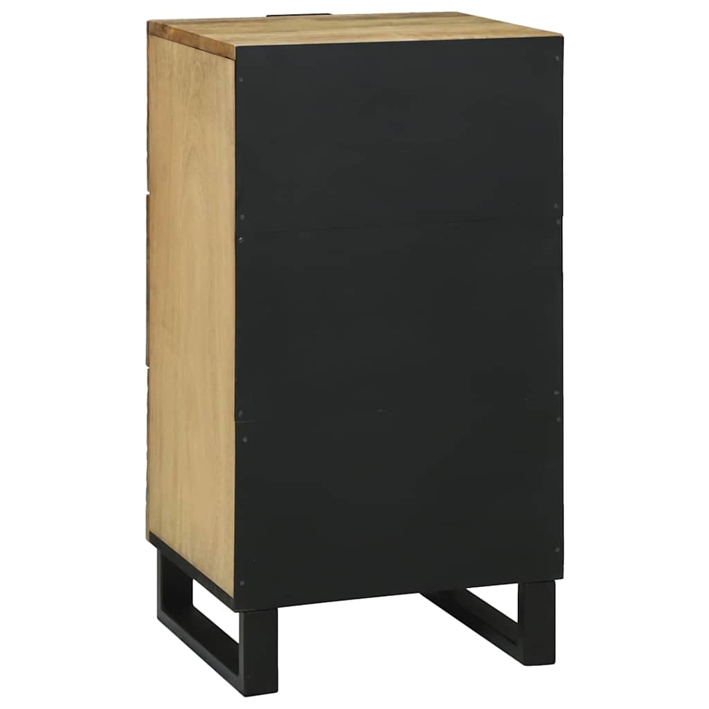 Sideboard med skuffe Brun 40 x 33 x 75 cm Massivt mangotræ