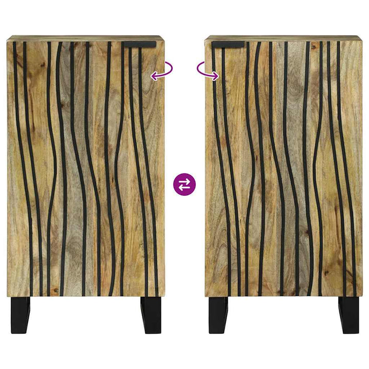 Sideboard Brun 40 x 33 x 75 cm Massivt mangotræ