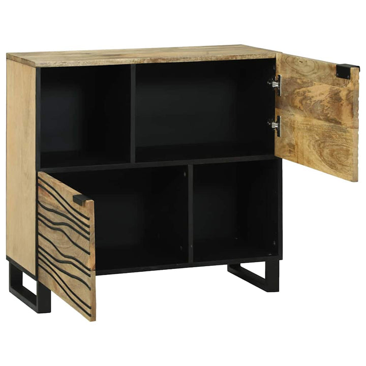 Sideboard Brun 80 x 33 x 75 cm Massivt mangotræ