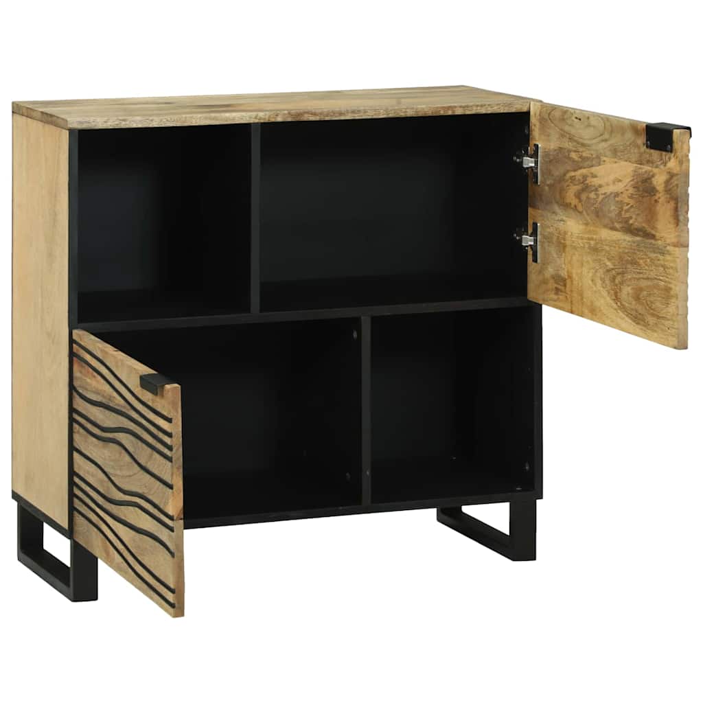 Sideboard Brun 80 x 33 x 75 cm Massivt mangotræ
