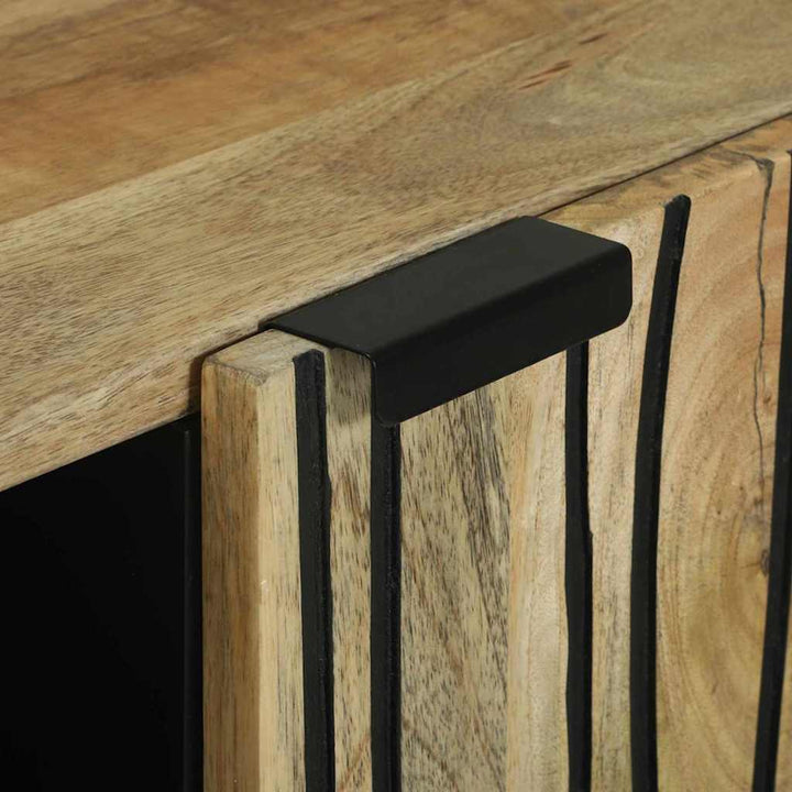 Skab Brun 90 x 33 x 75 cm Massivt mangotræ