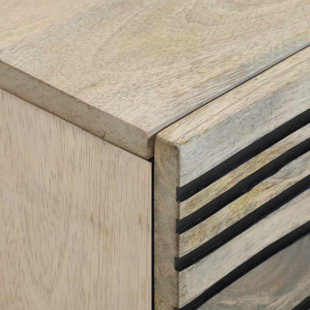 Natskab 2 pcs Hvid 40 x 33 x 46 cm Konstrueret træ