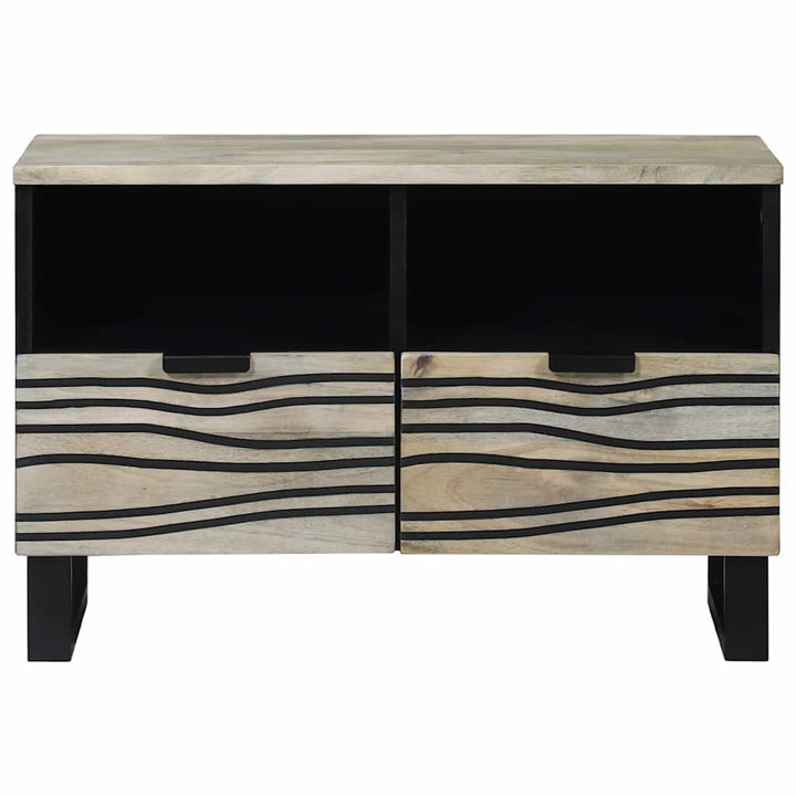 TV Enheder med skuffe Hvid 70 x 33 x 46 cm Konstrueret træ