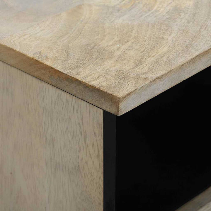 Natskab 2 pcs Hvid 40 x 33 x 46 cm Konstrueret træ