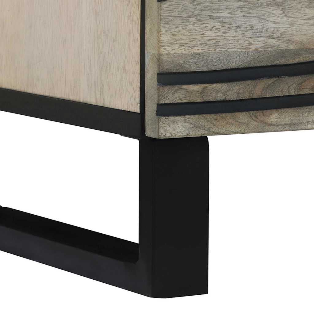 Natskab 2 pcs Hvid 40 x 33 x 46 cm Konstrueret træ