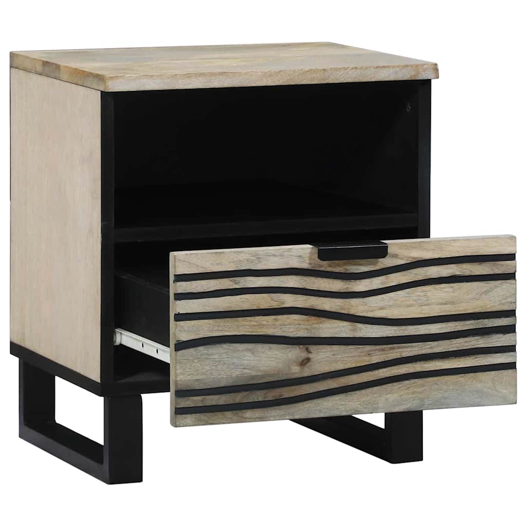 Natskab 2 pcs Hvid 40 x 33 x 46 cm Konstrueret træ