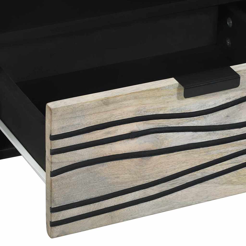 TV Enheder med skuffe Hvid 105 x 33 x 46 cm Konstrueret træ