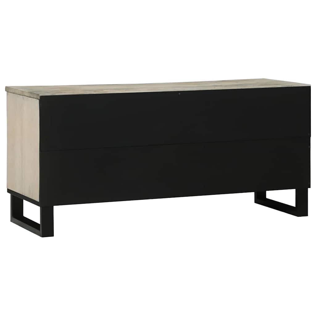 TV Enheder med skuffe Hvid 105 x 33 x 46 cm Konstrueret træ