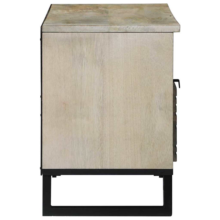 TV Enheder med skuffe Hvid 105 x 33 x 46 cm Konstrueret træ