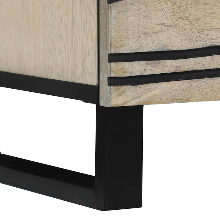 TV Enheder med skuffe Hvid 80 x 33 x 46 cm Konstrueret træ