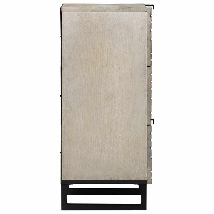 Medieopbevaringsskabe & -reoler Hvid og sort 40 x 33 x 75 cm