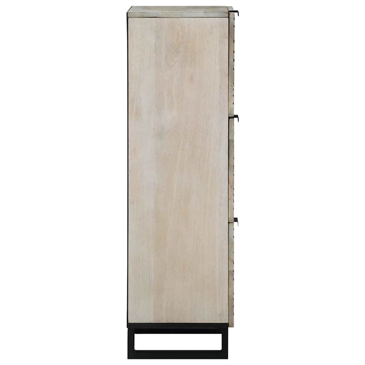 Medieopbevaringsskabe & -reoler Hvid og sort 40 x 33 x 110 cm