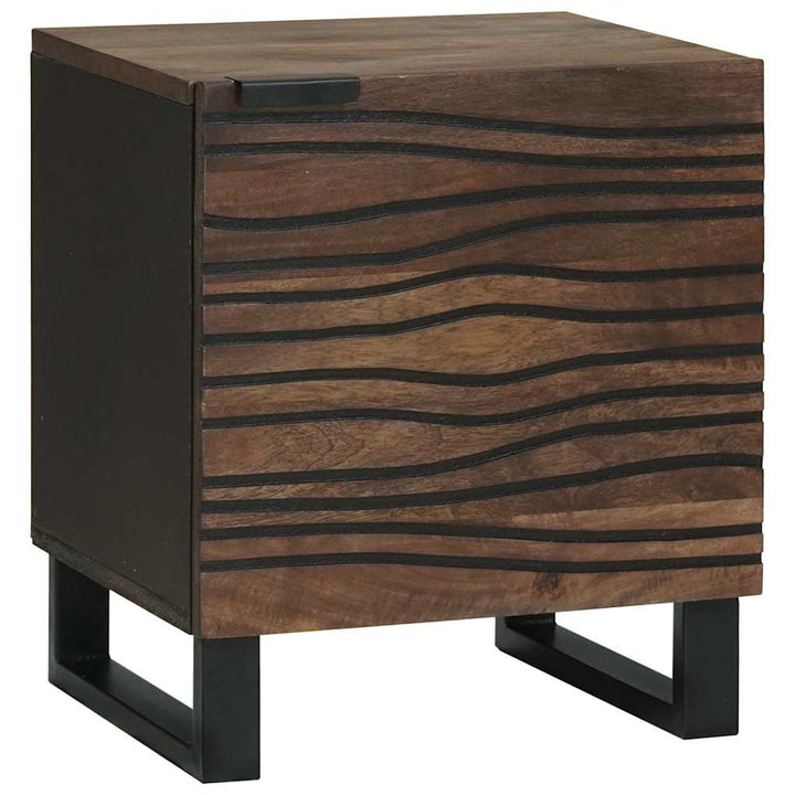Natskab Valnød 40 x 33 x 46 cm Konstrueret træ