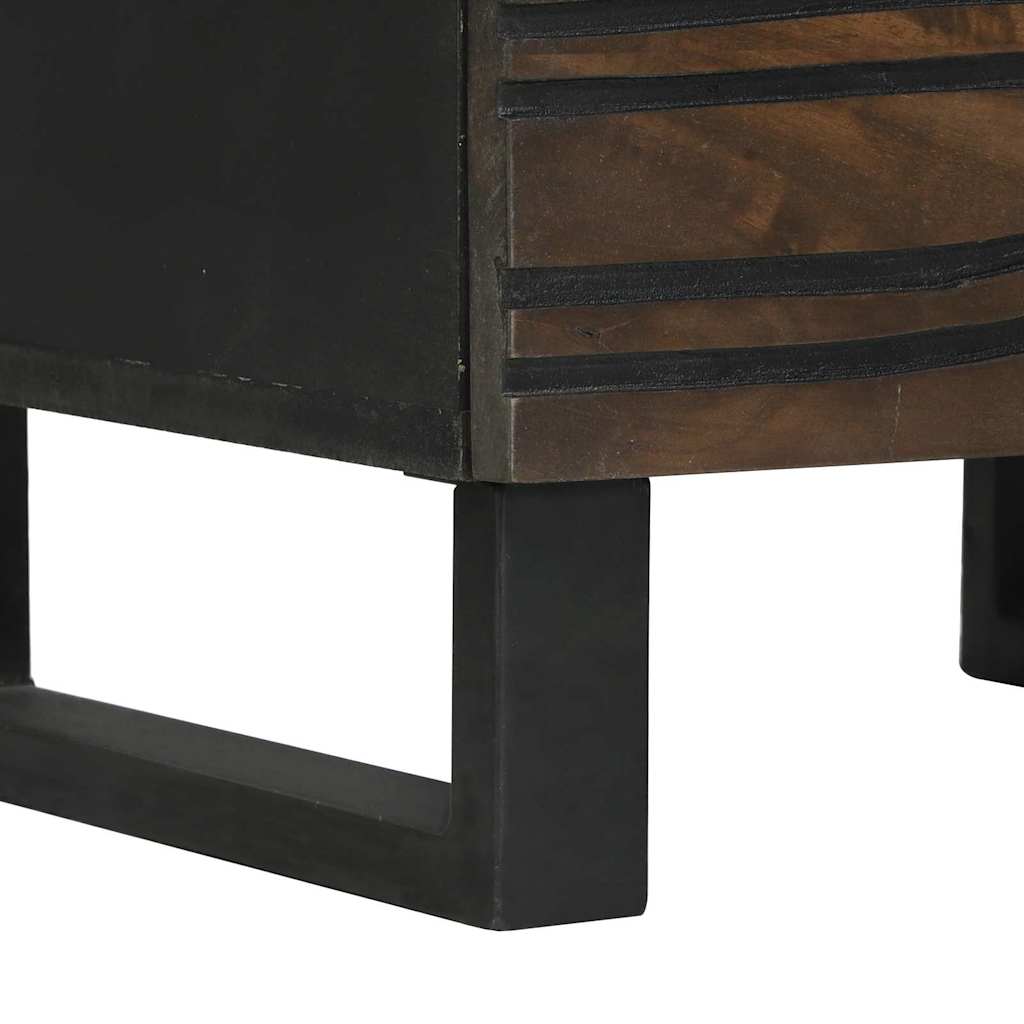 Natskab 2 pcs Valnød 40 x 33 x 46 cm Konstrueret træ