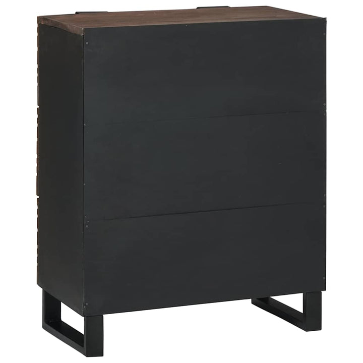 Sideboard med skuffe Brun 60 x 33.5 x 75 cm Massivt mangotræ