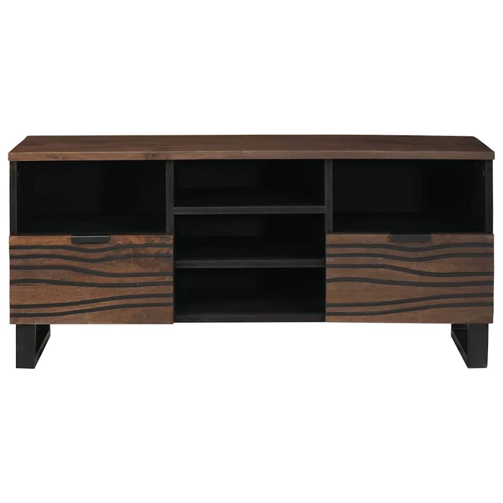 TV Enheder med skuffe Valnød 100 x 33 x 46 cm Konstrueret træ