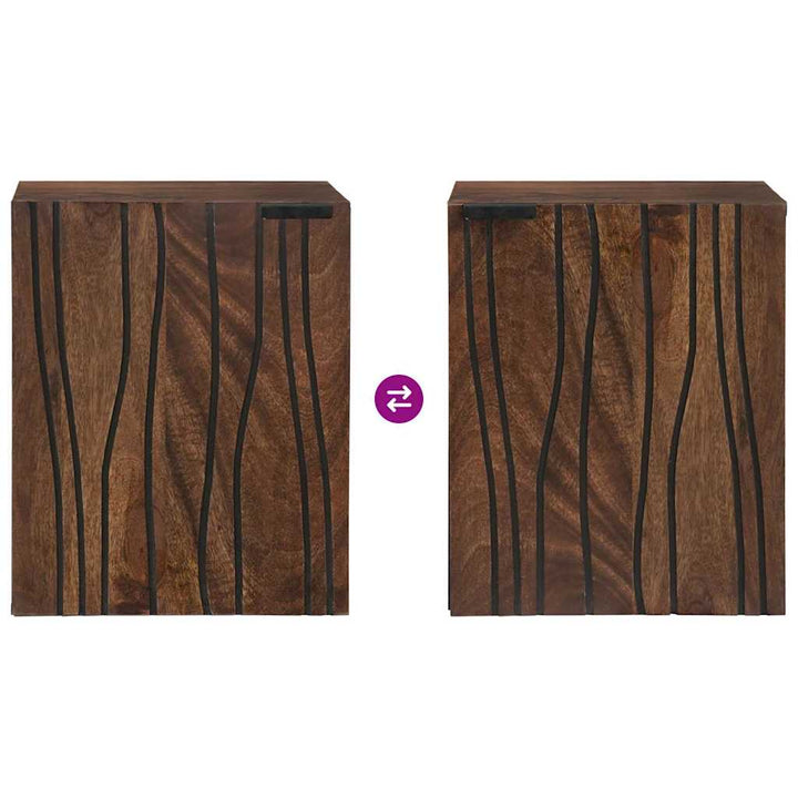 Badeværelsesskabsunder Valnød 38 x 33,5 x 48 cm Konstrueret træ
