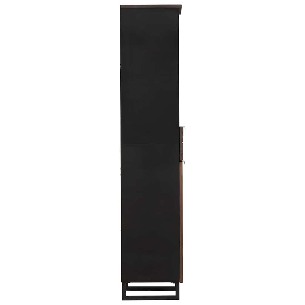 Badeværelsesskab Valnød 38 x 33 x 160 cm Konstrueret træ