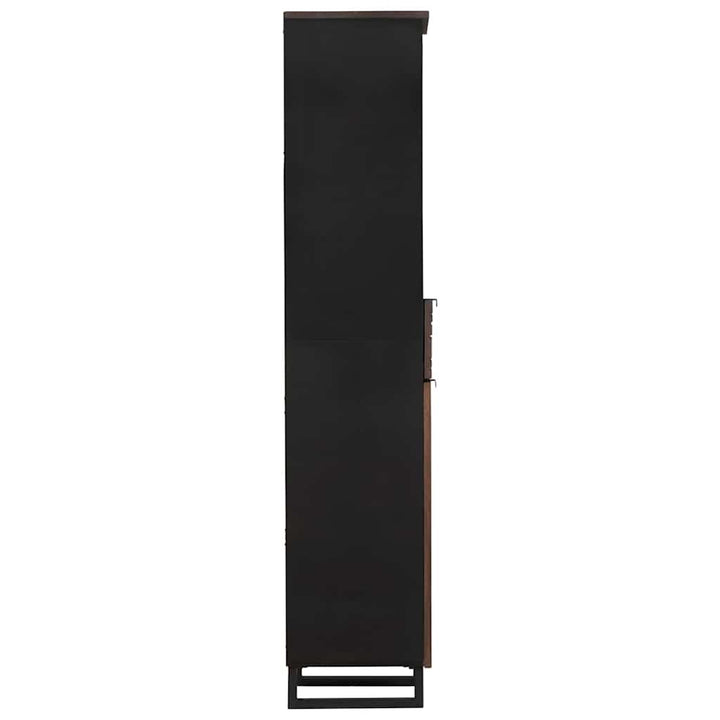 Badeværelsesskab Valnød 38 x 33 x 160 cm Konstrueret træ