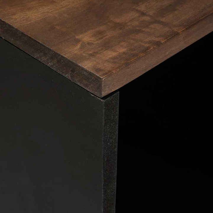 Sideboard Brun 80 x 33 x 75 cm Massivt mangotræ