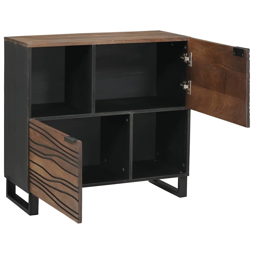 Sideboard Brun 80 x 33 x 75 cm Massivt mangotræ