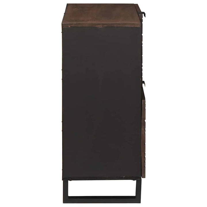 Sideboard Brun 80 x 33 x 75 cm Massivt mangotræ