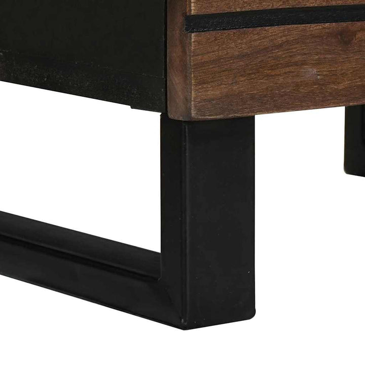 Highboard Brun 40 x 33 x 110 cm Massivt mangotræ