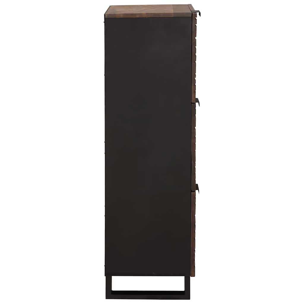 Highboard Brun 40 x 33 x 110 cm Massivt mangotræ