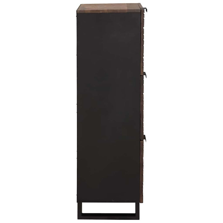 Highboard Brun 40 x 33 x 110 cm Massivt mangotræ