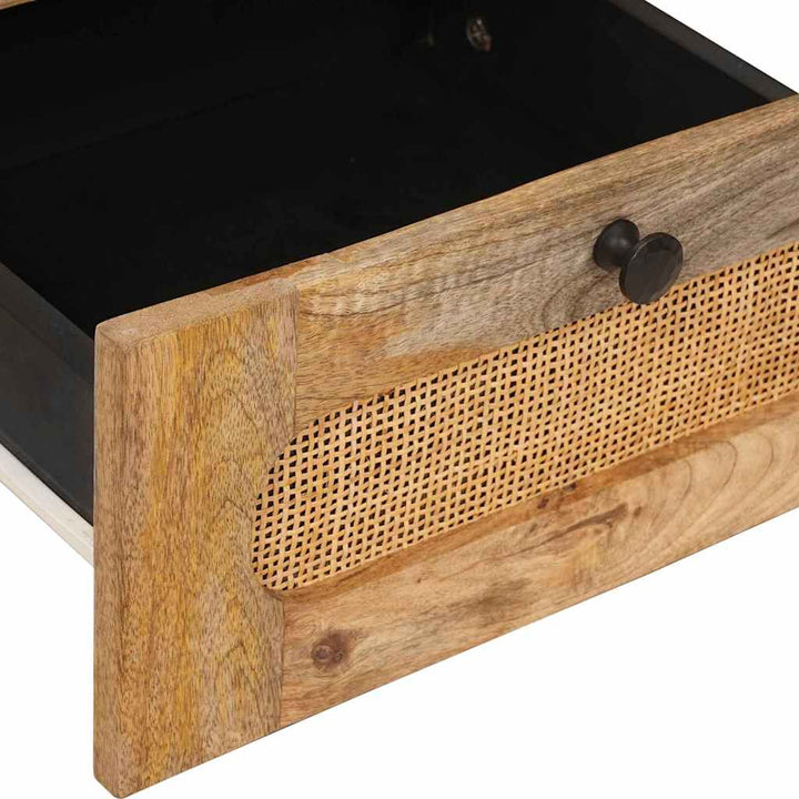 Natskab 2 pcs Naturfarvet 40 x 33 x 46 cm Massivt mangotræ
