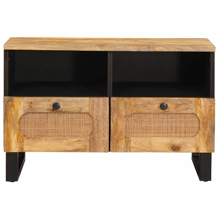 TV-skab med skuffe Brun 70 x 33 x 46 cm Massivt mangotræ