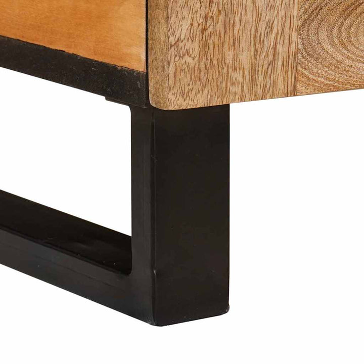 Sofabord Naturfarvet 80 x 50 x 40 cm Massivt mangotræ