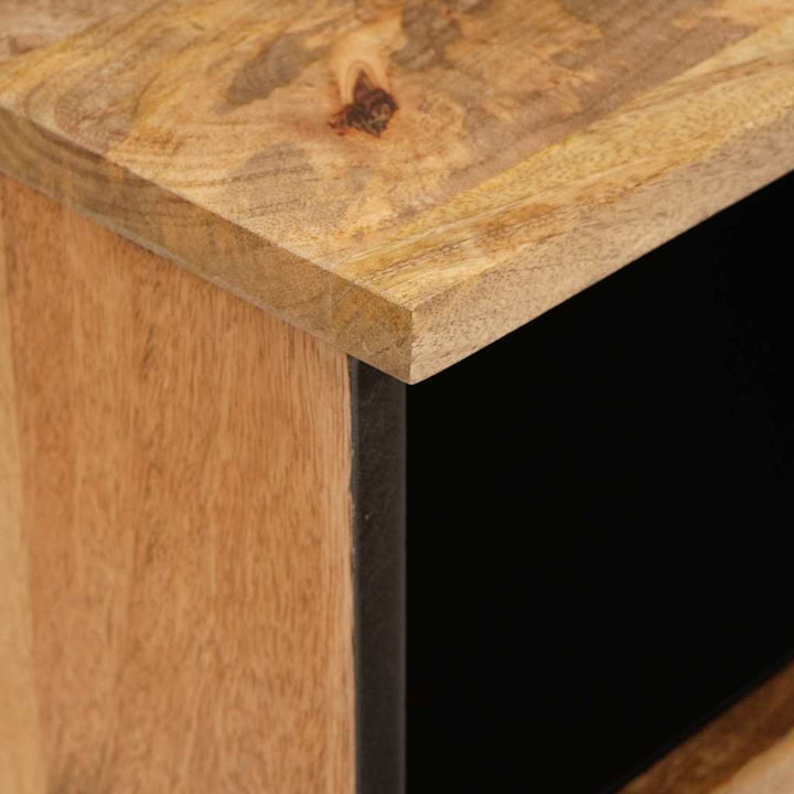 Natskab 2 pcs Naturfarvet 40 x 33 x 46 cm Massivt mangotræ