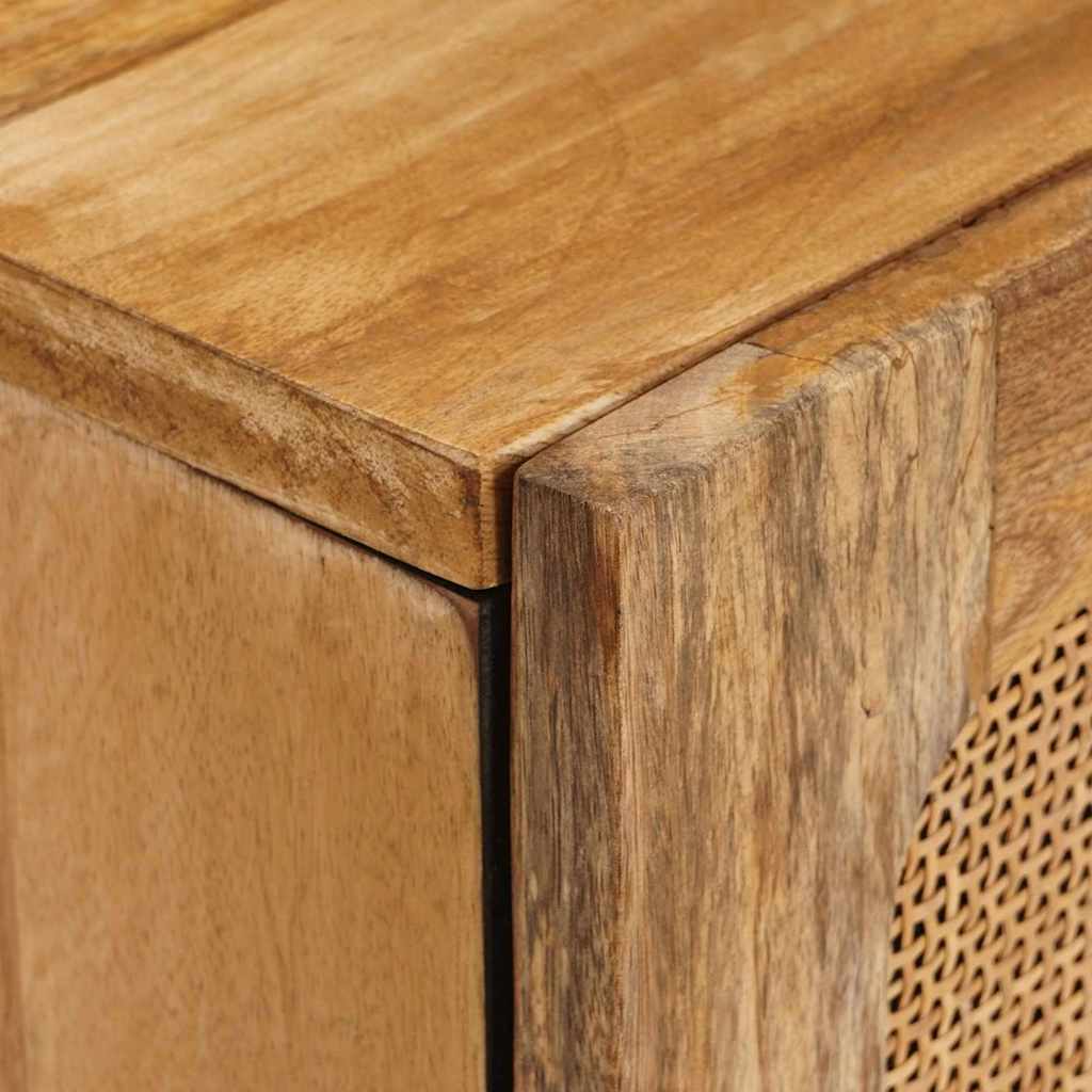 TV-skab med skuffe Brun 105 x 33 x 46 cm Massivt mangotræ